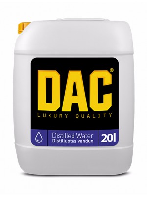 DAC DISTILIUOTAS VANDUO 20L